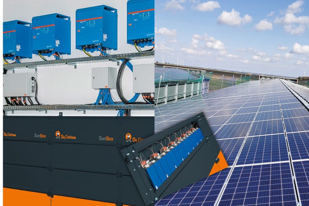 Solar energy storage power supply
